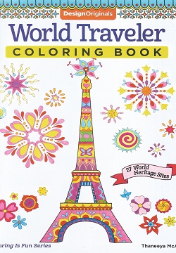 world traveler - coloring book