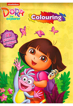 dora the explorer colouring