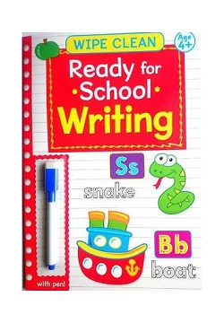Wipe Clean Ready for School writing - book1