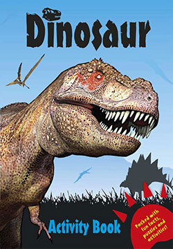 Dinosaur Activity Book Blue